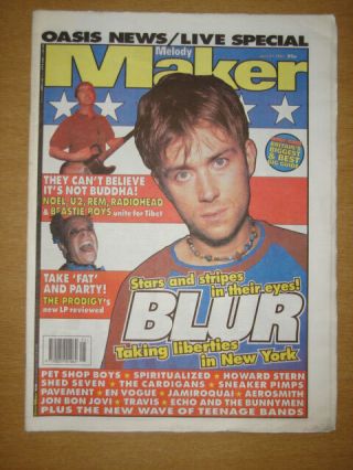 Melody Maker 1997 Jun 21 Blur Oasis U2 Rem Radiohead
