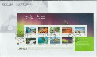 Canada 2018 Fdc 3056 From Far And Wide –1 - Mnh