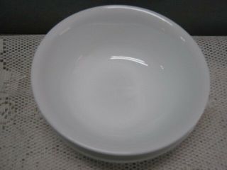 Set Of 4 Corning Corelle Winter Frost White Soup Cereal Bowls 6 - 1/4 