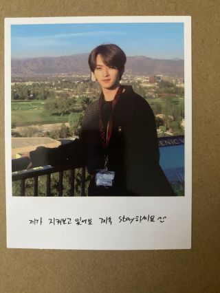 Lee Know Minho Stray Kids Go Live Polaroid Photocard Official