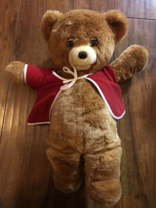 Old School Rare Retro Vintage Teddy Ruxpin 1985 World Of Wonder Bear Toy