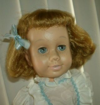 VINTAGE CHATTY CATHY DOLL BY MATTEL ' SOFT FACE ' CLOTH SPEAKER ' 2