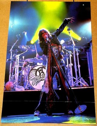 Aerosmith Steven Tyler Live In Concert Tribute Poster
