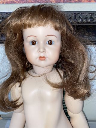 K R Kammer & Reinhardt 117 Mein Liebling Bisque Artist Doll and Antique Bodies 2