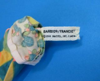 Vintage BARBIE - COLOR MAGIC / PRETTY WILD 1777 Block Print Dress 3