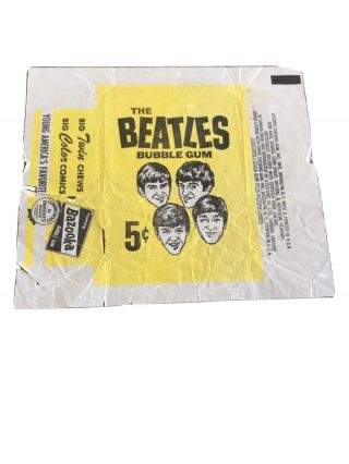 The Beatles Bubble Gum Wrapper (1964)