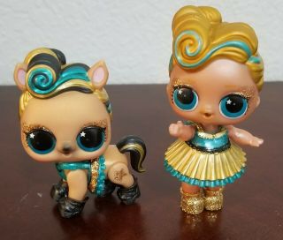 Lol Surprise Doll Luxe 24k Gold Series 2 Ultra Rare With Luxe Pony Supreme Pet