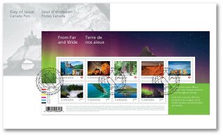 Canada 2018 From Far And Wide Souvenir Sheet First Day Cover