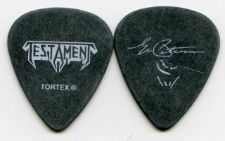 Testament 2010 Carnage Tour Guitar Pick Eric Peterson Custom Concert Stage