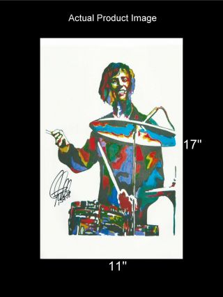 Ringo Starr The Beatles Singer Drums Rock Music Poster Print Wall Art 11x17 2