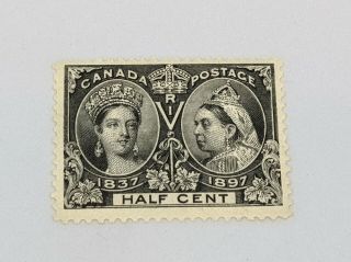 Stamp Pickers Canada 1897 Queen Victoria Jubilee 1/2c Mnh Vf Scott 50 $480