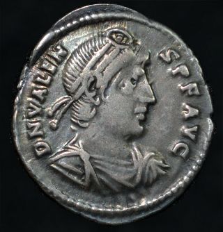 Valens (ad 364 - 378) Ar Siliqua Rome Ric 11b Vf