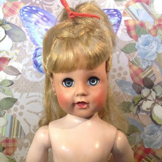 Vintage Madame Alexander Doll Madeline.  18 " Needs Tlc.  Rare.