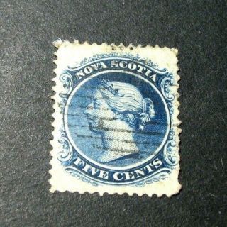 Canada - Nova Scotia Stamp Scott 10 Queen Victoria 1860 - 63 H63