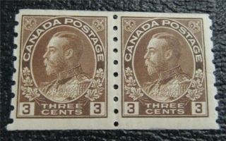 Nystamps Canada Stamp 129 Og H/nh $88 Pair