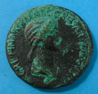 Agrippina Senior Sestertius,  Sesterce Ancient Rome Spqr