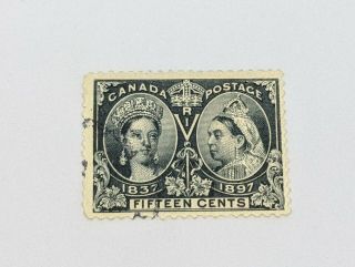 Stamp Pickers Canada 1897 Queen Victoria Jubilee 15c Scott 58 F - Vf $250