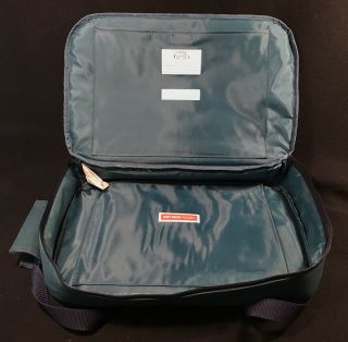Pyrex Portables Insulated Hot Or Cold Bag Carrier Green Zipper Handles 16x11x3