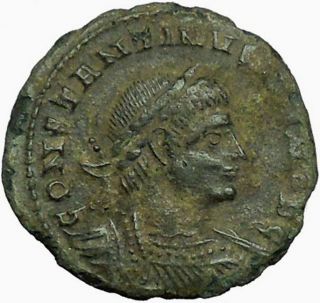 Constantine Ii Constantine The Great Son Roman Coin Glory Of Army I34820