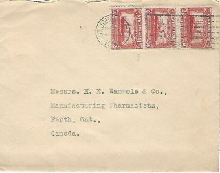 1931 Newfoundland Business Cover From Dr.  F.  Stafford & Son,  St.  John 