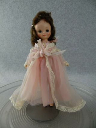 8 " Vintage American Character Betsy Mccall Doll In Sweet Dreams Pink Negligee