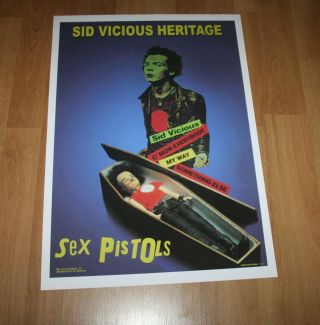 Sid Vicious Heritage Punk Rock Sex Pistols Poster