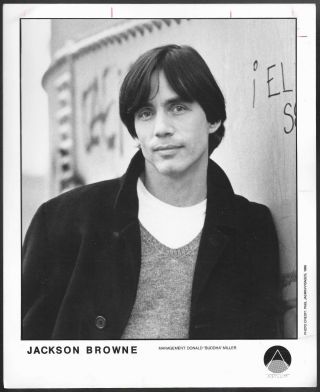 Jackson Browne 1980s Asylum Records Promo Portrait Photo