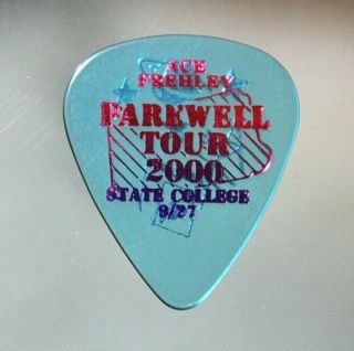 Ace Frehley // Kiss Tour Guitar Pick // State College University Pa 9/27/2000