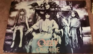 Vintage 1988 Ozzy Osbourne Poster - No Rest For The Wicked
