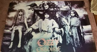 VINTAGE 1988 OZZY OSBOURNE POSTER - NO REST FOR THE WICKED 2