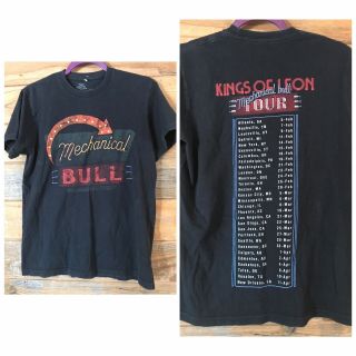 Kings Of Leon Mechanical Bull Tour T - Shirt Unisex Adult Small
