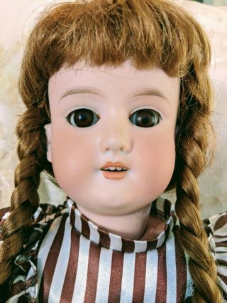 Armand marseille antique german bisque head doll,  composition body 20 