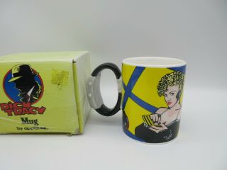 Vintage Coffee Mug Dick Tracy Wristwatch Handle Madonna Applause Walt Disney Co 3