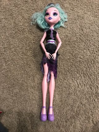 28 Inch Monster High Doll Voltageous Ghoul Freaky Friend Doll Changing Eyes