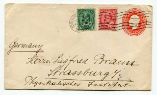 Canada Ont Ontario - Toronto 1905 Edward Uprated Stationery Cover To Germany -