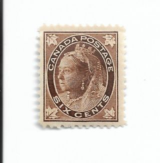 Canada Postage Stamp 71,  Mhog,  Great Color,  Vf Centering,  Stamp Bv $ 130.  00