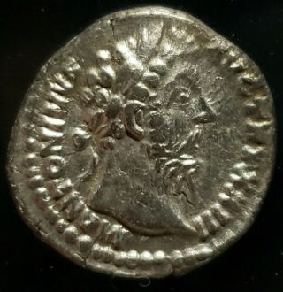 Marcus Aurelius 139 - 161 Ad.  Silver Denarius.  Roman Imperial.