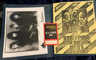 Stryper Soldiers Under Command/to Hell With The Devil Promo Kit Michael Sweet