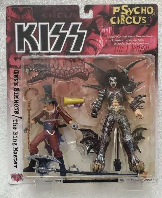 Kiss Gene Simmons Psycho Circus Action Figure Mcfarlane Toys 1998
