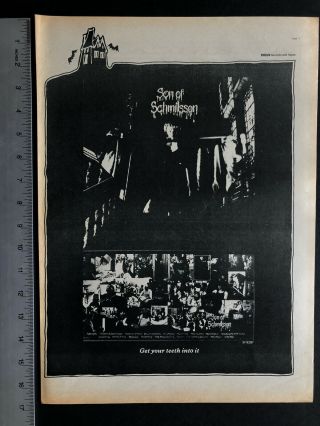 “son Of Dracula 1974 13x17” Album Soundtrack W/ringo Starr Ad
