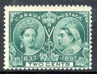 Canada 1897 Sg 125 Deep Green 2 Cent Um Mnh Cat £25