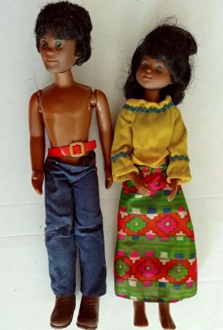 Vintage 1973 Mattel The Sunshine Family African - American Black 1970 