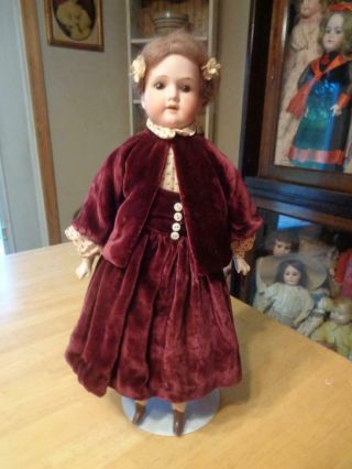 Antique Armand Marseille 370 Doll 14.  5 "