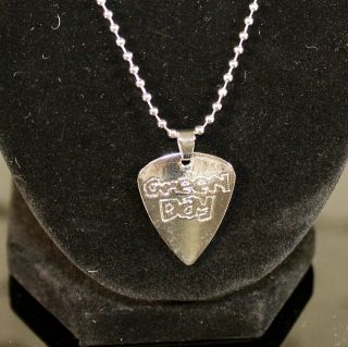 Green Day Pick Necklace Cool Gift Guitar Punk Music Gifts