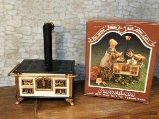 Dollhouse Miniature Bodo Hennig Enamel Victorian Kitchen Stove Nib