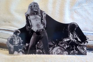 Led Zeppelin W - Robert Plant,  Jimmy Page,  John Paul Jones Tabletop Standee 10 "
