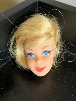 Vintage Francie Doll Mod Barbie Friend Blonde,  Blue,  Eyelashes Head Only