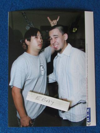Press Photo - 8 " X6 " - Linkin Park - Joe Hahn & Mike Shinoda - 2005