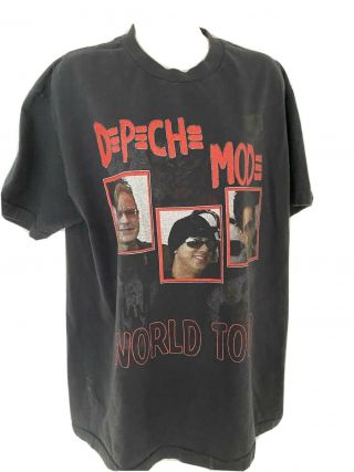 Vintage Depeche Mode 2005/2006 Touring The Angle Concert T - Shirt Mens Size L