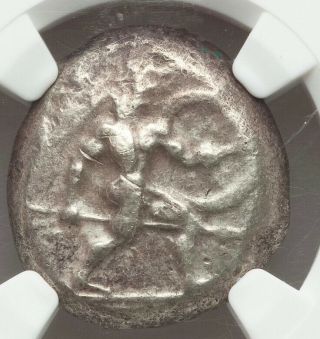 Ca.  Mid - 5th Century Bc Ancient Greece Pamphylia Aspendus Ar Stater Ngc Ch F